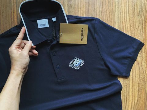 Polo BBR cổ viền tem thêu đỏ vàng