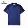 Polo nam cộc tay Lacoste sport cá cao su vai xanh