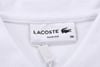 Váy Lacoste trơn kẻ cổ hồng xanh trắng