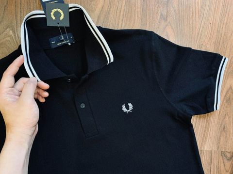 Polo Fred Perry cổ kẻ viền