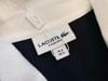 Polo Lacoste kẻ cổ cá cùng màu