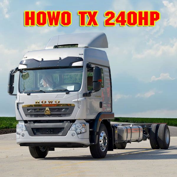 Xe Tải Howo TX 240Hp 2 Chân 9 tấn