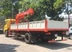 Xe Cẩu 5 Tấn Dongfeng Thùng Dài 8M6