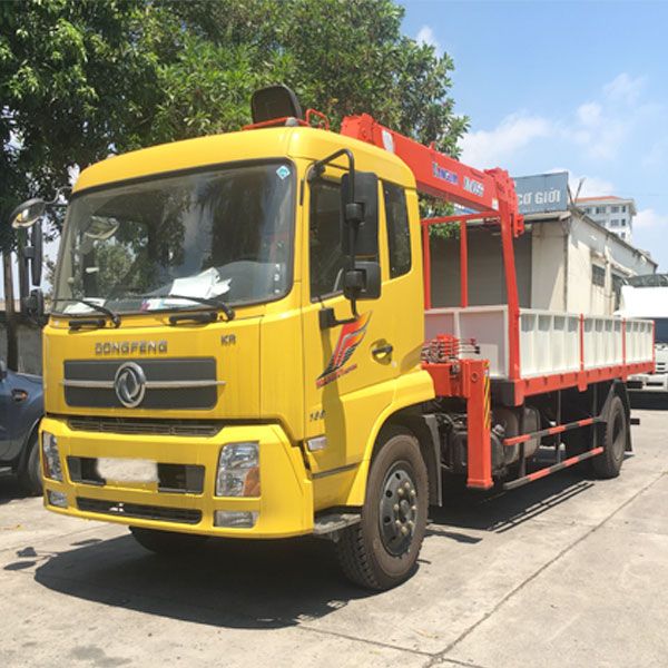 Xe Cẩu 5 Tấn Dongfeng Thùng Dài 8M6