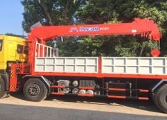 Xe Tải Cẩu 12 Tấn Dongfeng 4 Chân