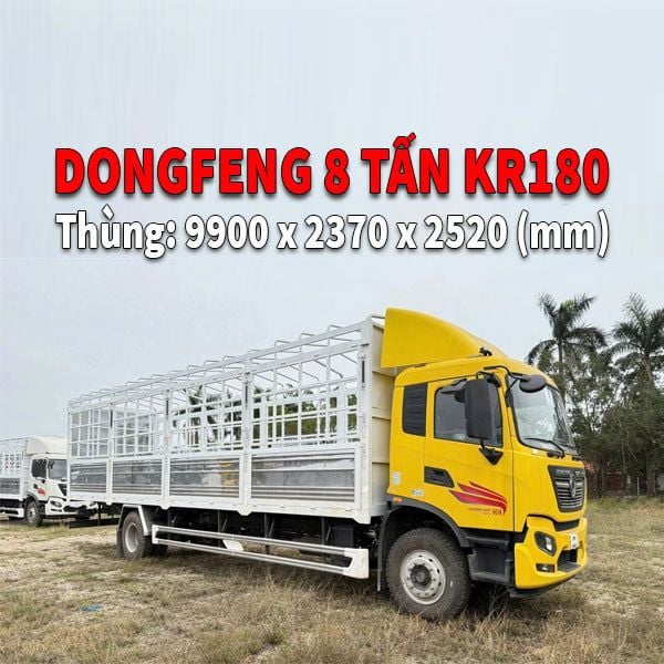 XE TẢI DONGFENG 8 TẤN THÙNG DÀI 9M9