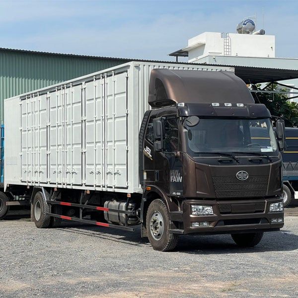 Xe Tải Faw 7.25 Tấn Thùng Container 9M9 Cao 2M52
