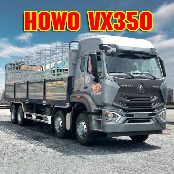 Xe Howo 4 Chân Man 350Hp (Howo Man 4 Chân)