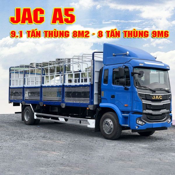 XE TẢI JAC A5 9 TẤN THÙNG 8M2