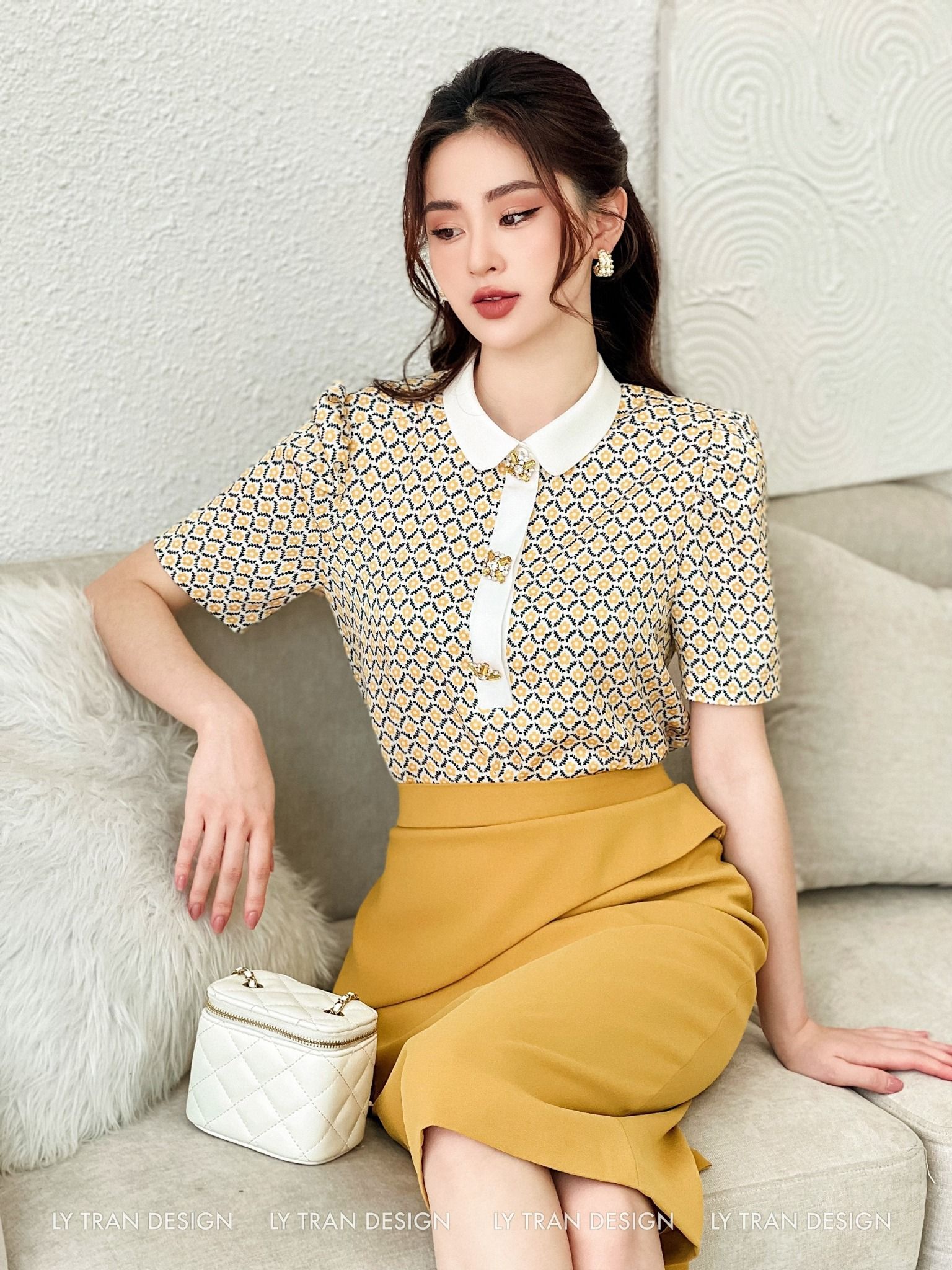 Váy peplum chân dập ly váy peplum công sở sang trọng V1604  QUEEN FASHION   The Queen Fashion