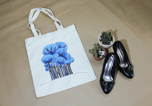 Túi họa tiết rừng cây xanh