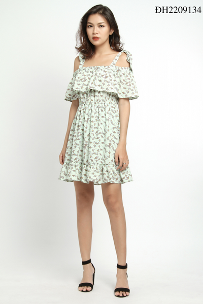 Đầm 2 dây bèo hoa nhỏ ĐH2209134