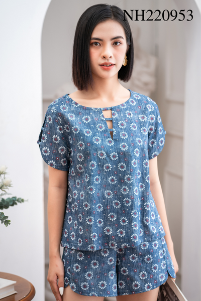 Bộ đùi có tay đan dây Cúc họa mi NH220953