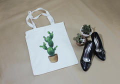 Túi họa tiết chậu cây xương rồng