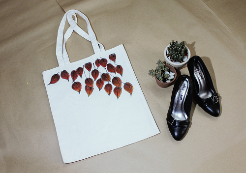 Túi họa tiết lá vàng mùa thu