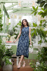 Đầm sát nách cột eo ĐH220989