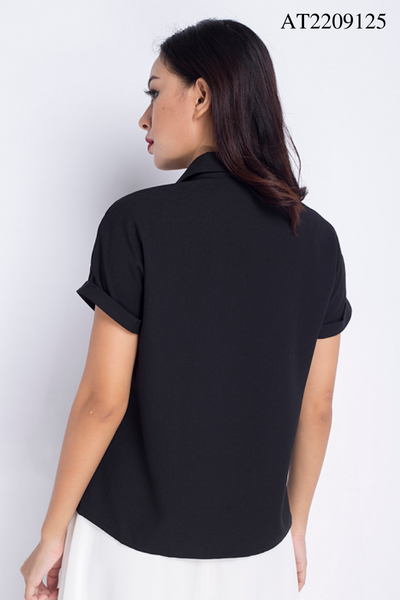 Áo sơ mi công sở đen AT2209125
