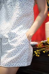 Đồ bộ đùi có tay hoa thùy chi NH221202