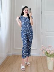 Đồ bộ dài có tay cánh tiên hoa thạch thảo