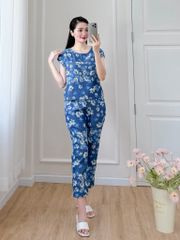 Đồ bộ dài có tay cánh tiên hoa tầm xuân