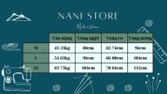 Đồ bộ đùi không tay cotton hoa trắng NH220926