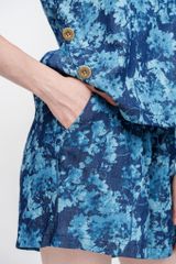 Đồ bộ đùi có tay loang xanh NH141204