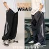QUẦN DÀI ỐNG RỘNG THỂ THAO HÀNG NGÀY NAM NỮ/RETRO CASUAL PANTS UNISEX OVERSIZE INF 12198