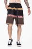 |ORDER|HIRATA AND MACRO LEOPARD PRINT STITCHING CASUAL SHORTS FG P407