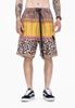 |ORDER|HIRATA AND MACRO LEOPARD PRINT STITCHING CASUAL SHORTS FG P408