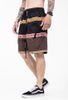 |ORDER|HIRATA AND MACRO LEOPARD PRINT STITCHING CASUAL SHORTS FG P407