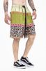 |ORDER|HIRATA AND MACRO LEOPARD PRINT STITCHING CASUAL SHORTS FG P408
