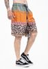 |ORDER|HIRATA AND MACRO LEOPARD PRINT STITCHING CASUAL SHORTS FG P408