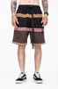 |ORDER|HIRATA AND MACRO LEOPARD PRINT STITCHING CASUAL SHORTS FG P407