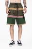 |ORDER|HIRATA AND MACRO LEOPARD PRINT STITCHING CASUAL SHORTS FG P407