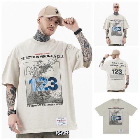 FG®️| ÁO THUN CỔ TRÒN NGẮN TAY DÁNG RỘNG GRAFFITI FG F010