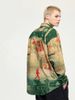INF®️| ÁO KHOÁC SƠ MI DÀI TAY SỌC NHĂN IN HÌNH NHIỆT DÁNG RỘNG UNISEX INF 7090