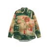 INF®️| ÁO KHOÁC SƠ MI DÀI TAY SỌC NHĂN IN HÌNH NHIỆT DÁNG RỘNG UNISEX INF 7090
