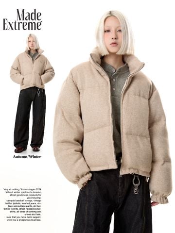 MADEEXTREME®️| ÁO KHOÁC LÔNG VỊT TRẮNG SIÊU ẤM BASIC UNISEX MADE 240918