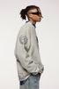INF®️| ÁO SWEATER DỆT NGANG CỔ TRÒN THÊU CỔ ĐIỂN UNISEX INF 4390
