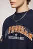 INF®️| ÁO SWEATER DỆT NGANG CỔ TRÒN THÊU CỔ ĐIỂN UNISEX INF 4390