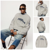 INF®️| ÁO SWEATER DỆT NGANG CỔ TRÒN THÊU CỔ ĐIỂN UNISEX INF 4390