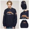INF®️| ÁO SWEATER DỆT NGANG CỔ TRÒN THÊU CỔ ĐIỂN UNISEX INF 4390