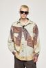 INF®️| ÁO KHOÁC SƠ MI DÀI TAY SỌC NHĂN IN HÌNH NHIỆT DÁNG RỘNG UNISEX INF 7095