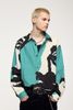 INF®️| ÁO KHOÁC SƠ MI DÀI TAY SỌC NHĂN IN HÌNH NHIỆT DÁNG RỘNG UNISEX INF 7089