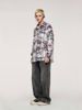 INF®️| ÁO KHOÁC SƠ MI DÀI TAY SỌC NHĂN IN HÌNH NHIỆT DÁNG RỘNG UNISEX INF 7100