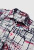 INF®️| ÁO KHOÁC SƠ MI DÀI TAY SỌC NHĂN IN HÌNH NHIỆT DÁNG RỘNG UNISEX INF 7100