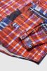 INF®️| ÁO KHOÁC SƠ MI DÀI TAY SỌC NHĂN IN HÌNH NHIỆT DÁNG RỘNG UNISEX INF 7098