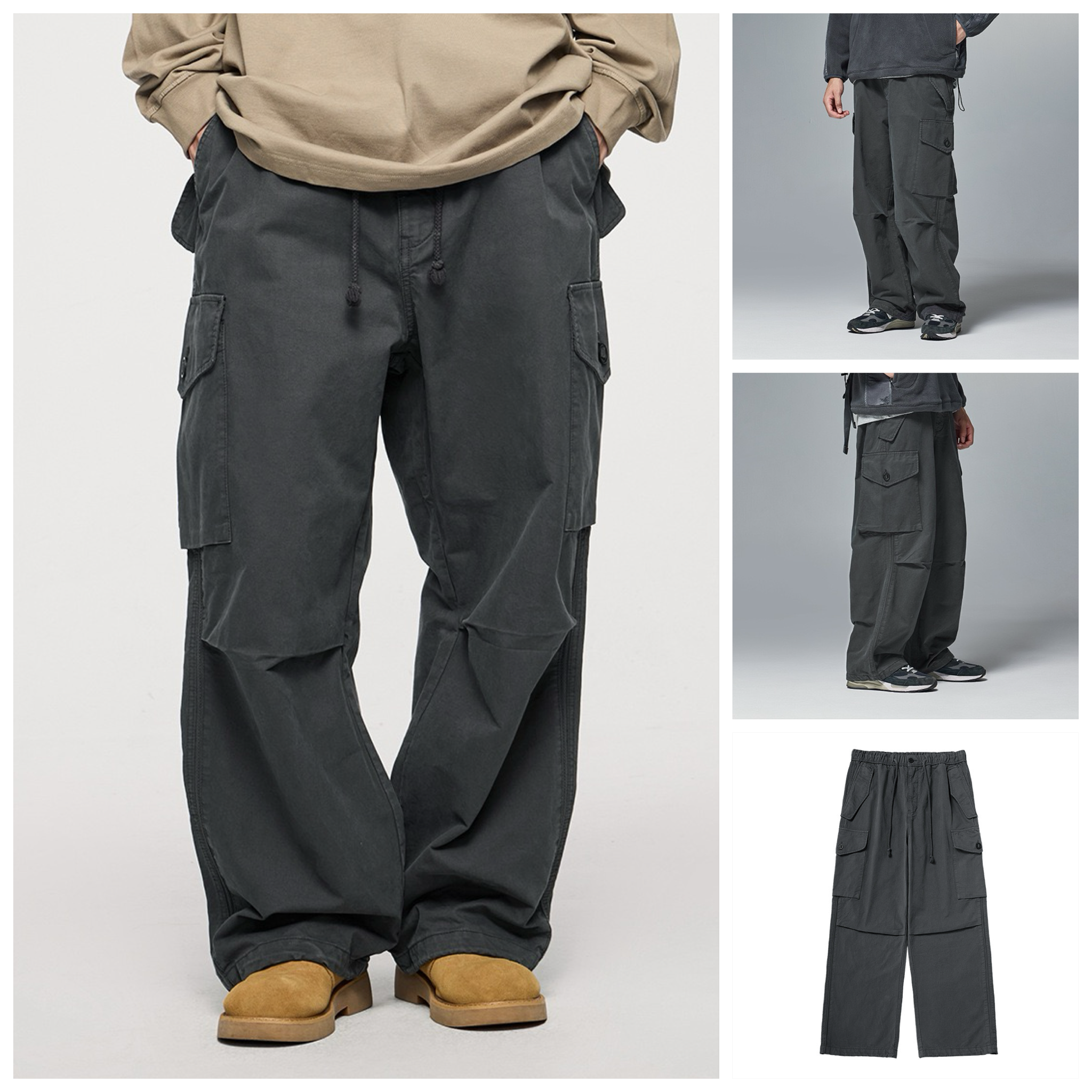 INF®️| QUẦN YẾM LÍNH NHẢY DÙ TÚI HỘP ỐNG RỘNG UNISEX INF 13351