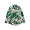 INF®️| ÁO KHOÁC SƠ MI DÀI TAY SỌC NHĂN IN HÌNH NHIỆT DÁNG RỘNG UNISEX INF 7092