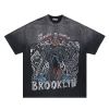 FG®️| ÁO THUN CỔ TRÒN NGẮN TAY WASH IN HÌNH BROOKLYN FG F166